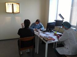 Прием областных специалистов