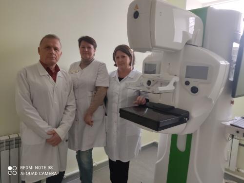 В Белинской районной больнице установлен новый маммограф