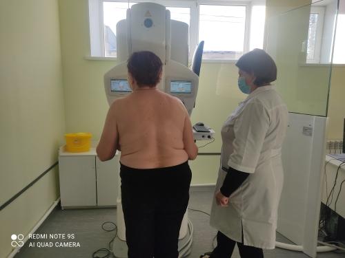В Белинской больнице заработал новый маммограф