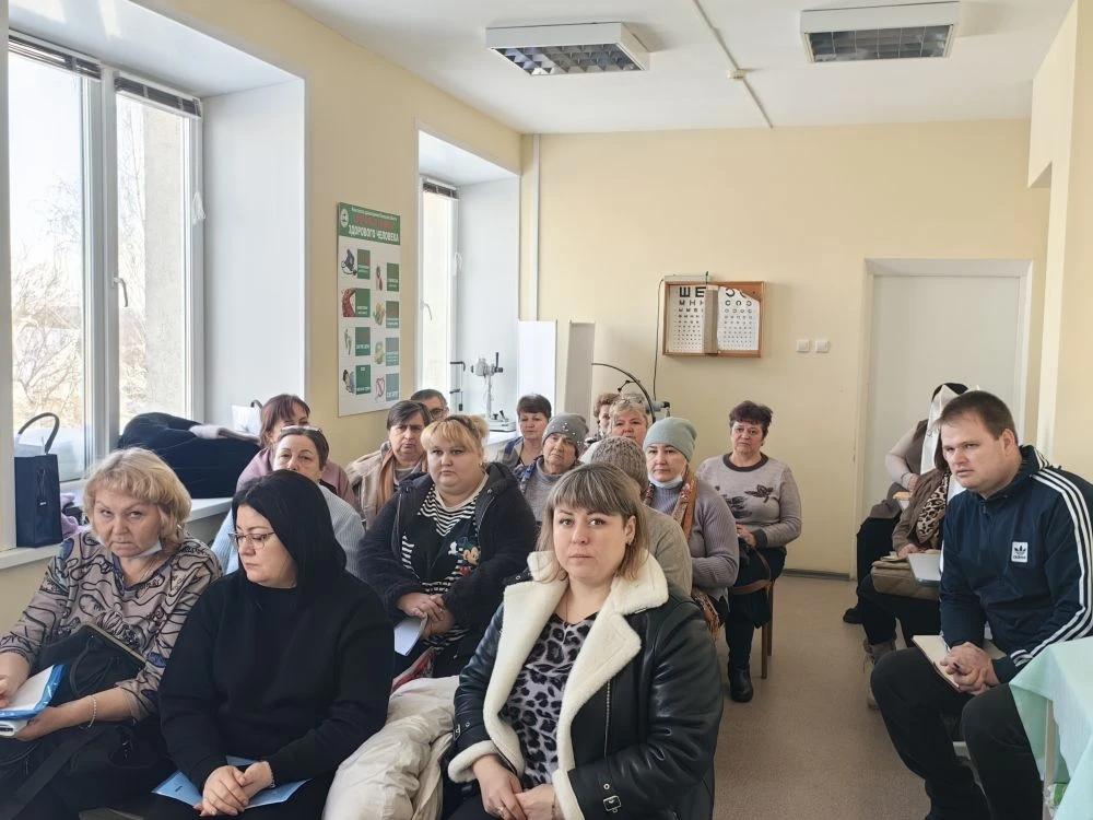 Совещание с фельдшерами района.