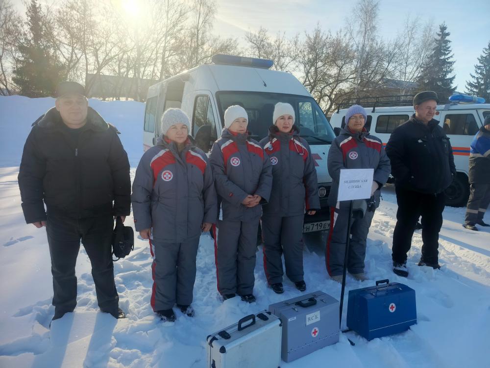 Медицинские работники Белинской больницы приняли участие в штабной тренировке.