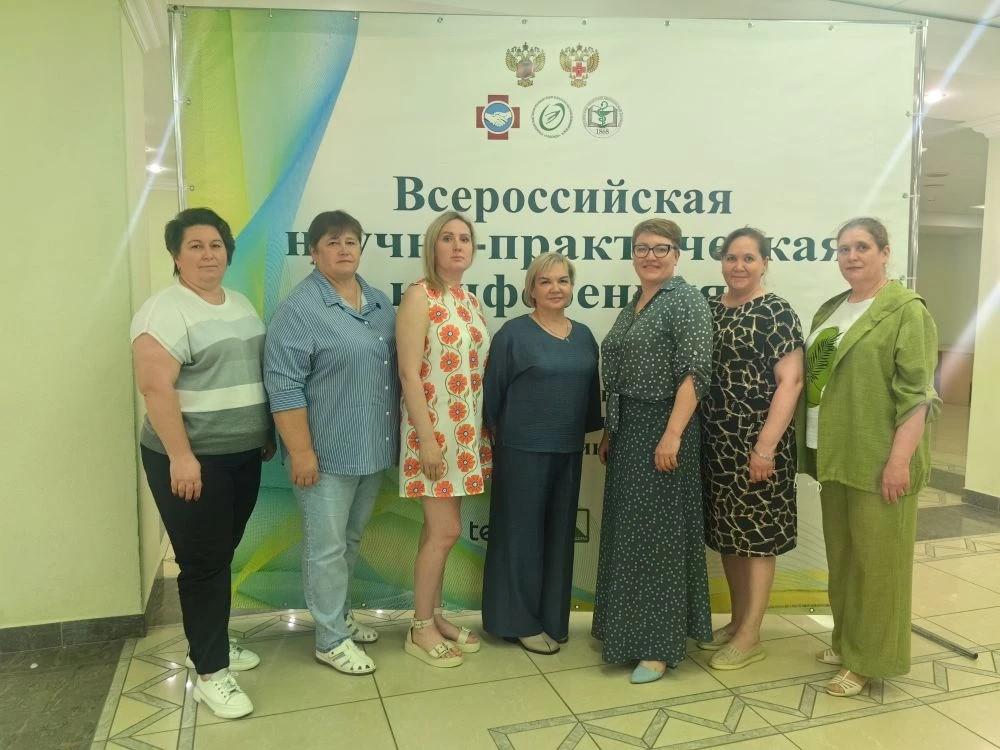 Медицинские сестра Белинской больницы принимают участие во Всероссийской научно- практической конференции.